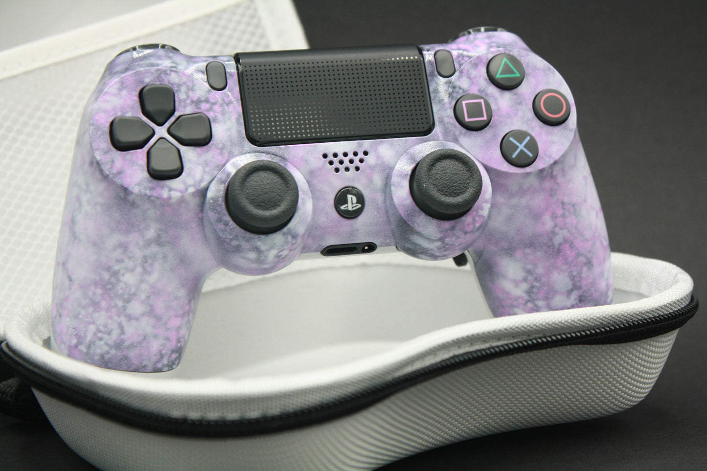PS4 Controller "Iced Pink" with two paddles