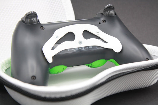 PS4 Controller "Neon Splash" with two paddles