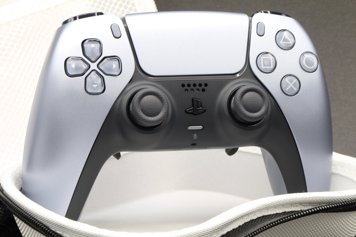 PS5 Controller “Sterling Silver” – Pro Custom Build