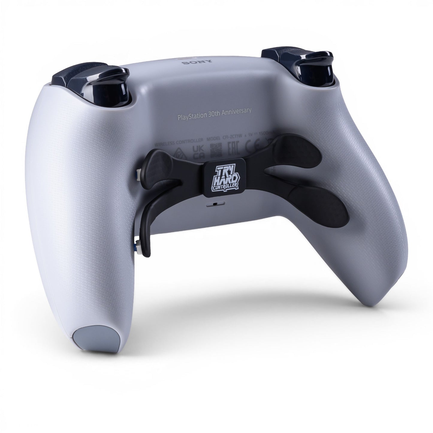 PS5 Controller 30th Anniversary – Rückseite seitlich, 4er Paddles