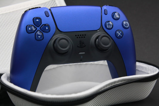 PS5 Controller "Cobalt Blue" mit Zweier-Paddles / Smart-Trigger