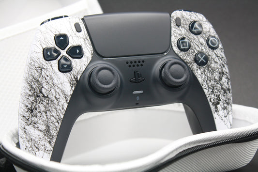 PS5 Controller "Marble White" mit Zweier-Paddles