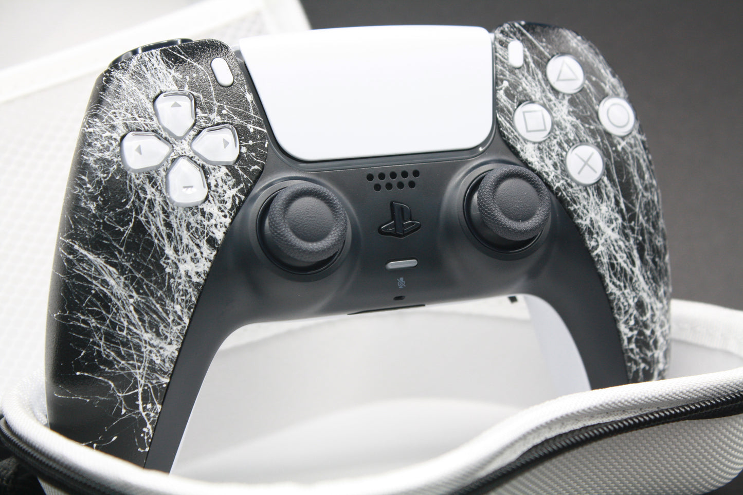 PS5 Controller "Marble Black" mit Zweier-Paddles