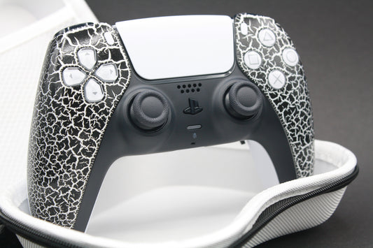 PS5 Controller "Crackle Black" mit Zweier-Paddles