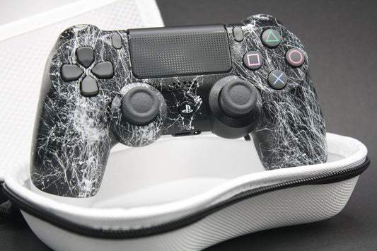 PS4 Controller "Marble Black" mit Zweier-Paddles