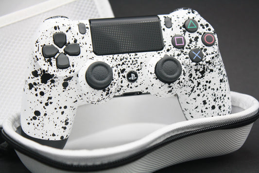 PS4 Controller "Black Splash" mit Zweier-Paddles