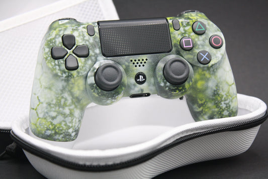PS4 Controller "Iced Green" mit Zweier-Paddles
