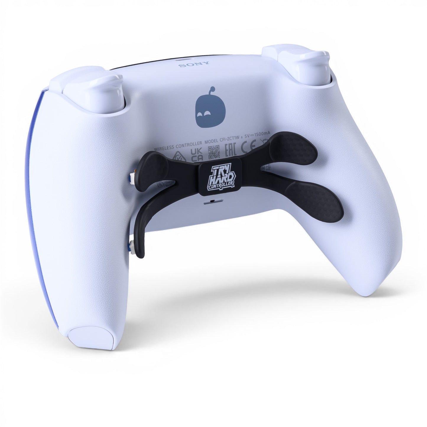 PS5 Controller Astro Bot Joyful – Rückseite seitlich, 4er Paddles