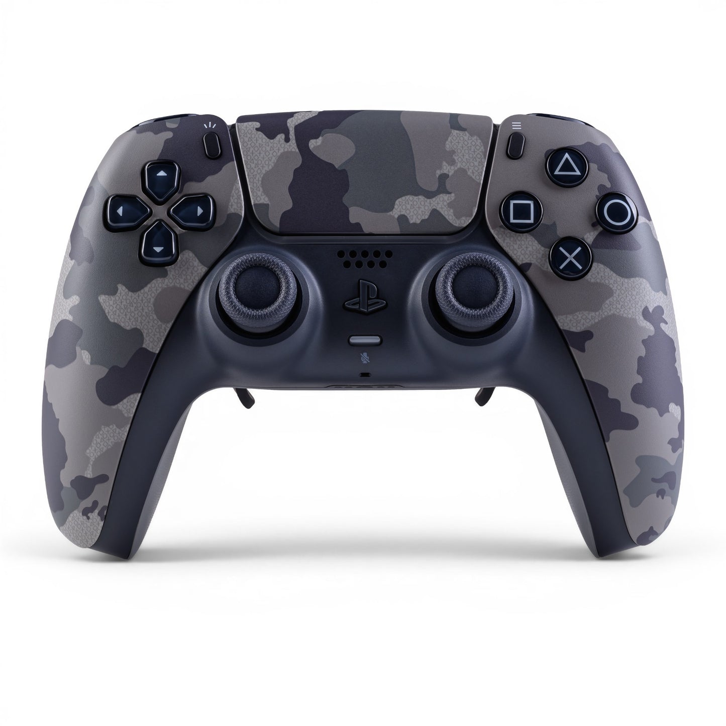 PS5 Controller Grey Camouflage – Vorderseite, 2er Paddles
