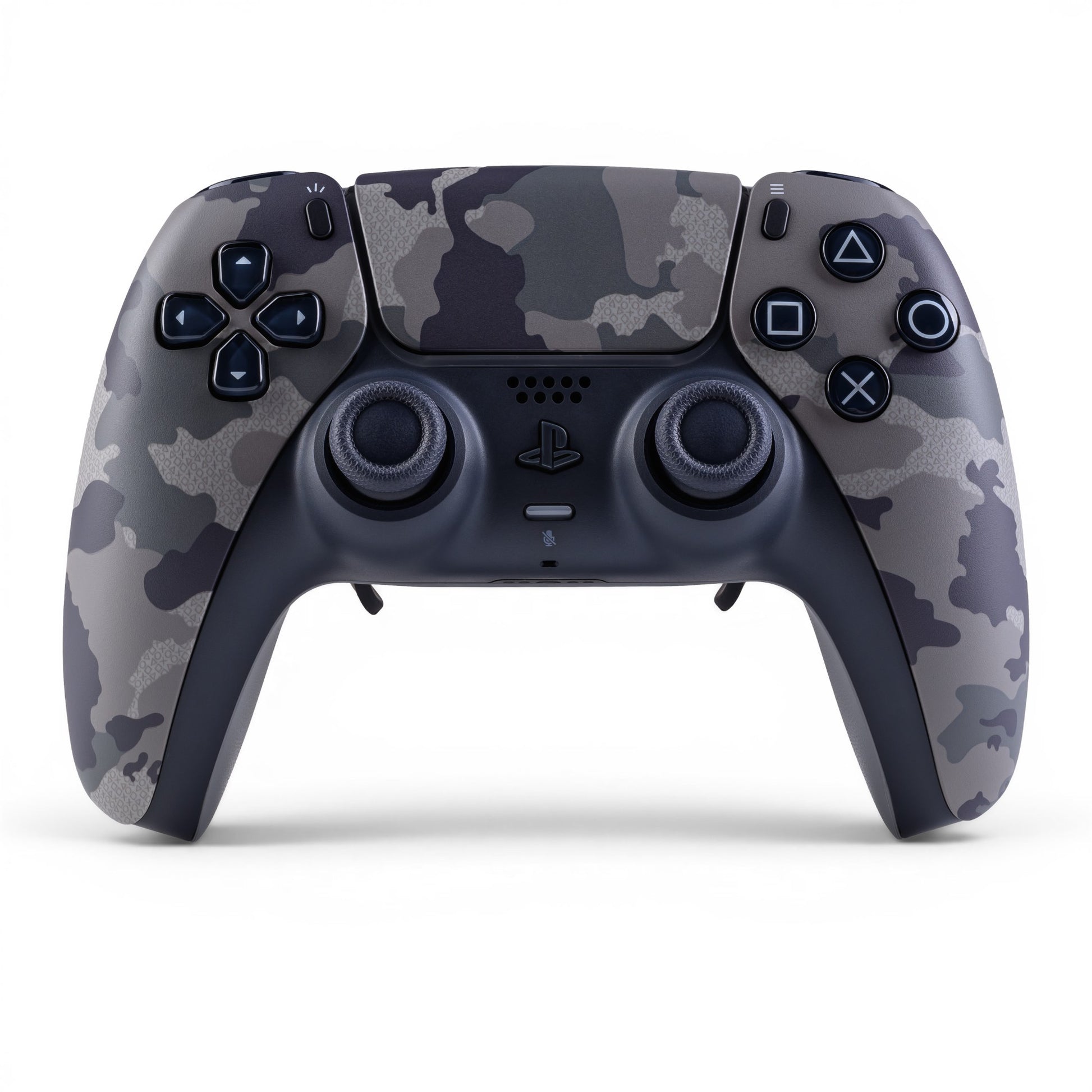 PS5 Controller Grey Camouflage – Vorderseite, 2er Paddles