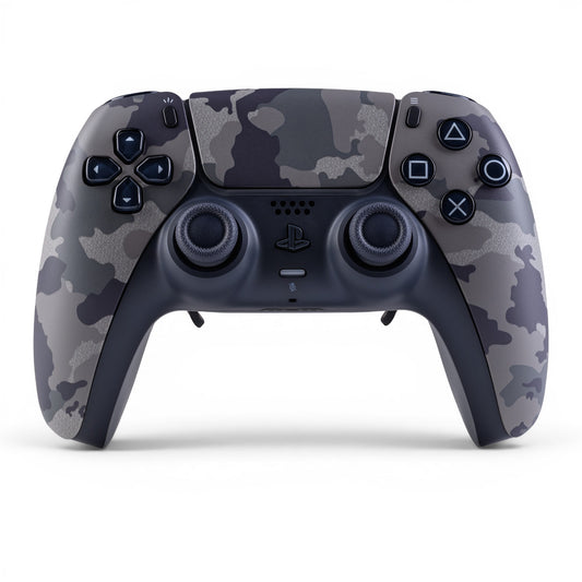 PS5 Controller Grey Camouflage – Vorderseite, 2er Paddles