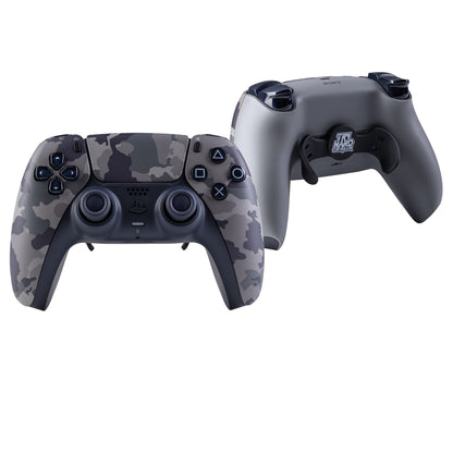 PS5 Controller Grey Camouflage – Vorder- & Rückseite, 2er Paddles