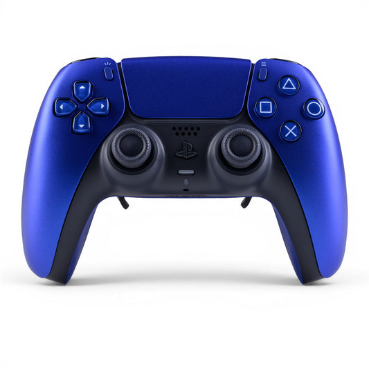 PS5 Controller Cobalt Blue – Vorderseite, 2er Paddles