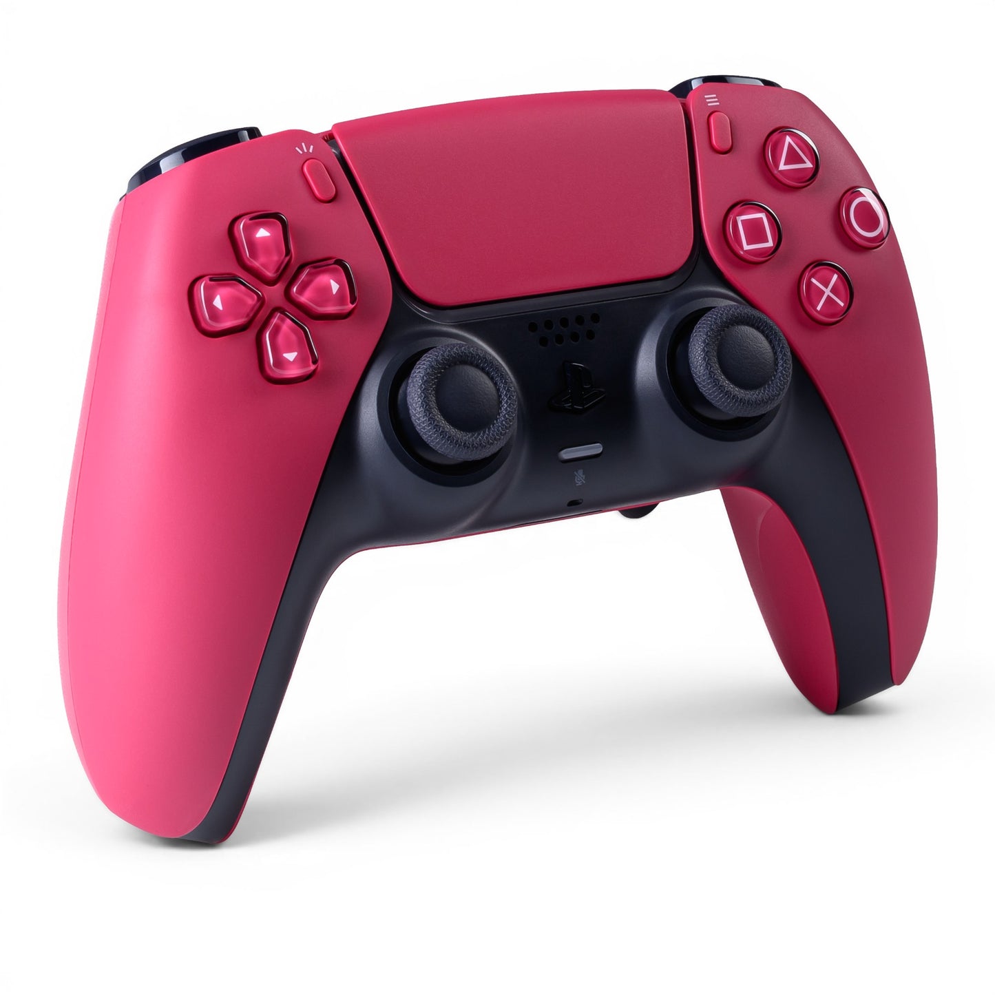 PS5 Controller Cosmic Red – Vorderseite seitlich, 2er Paddles