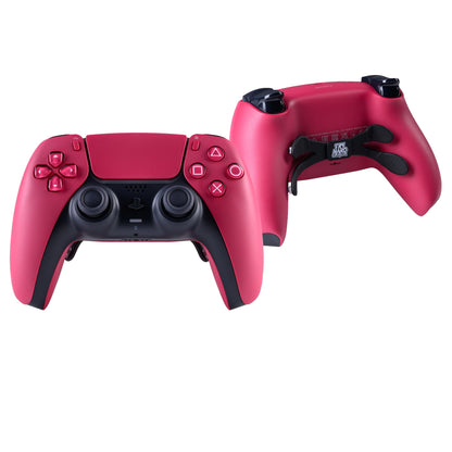 PS5 Controller Cosmic Red – Vorder- & Rückseite, 4er Paddles