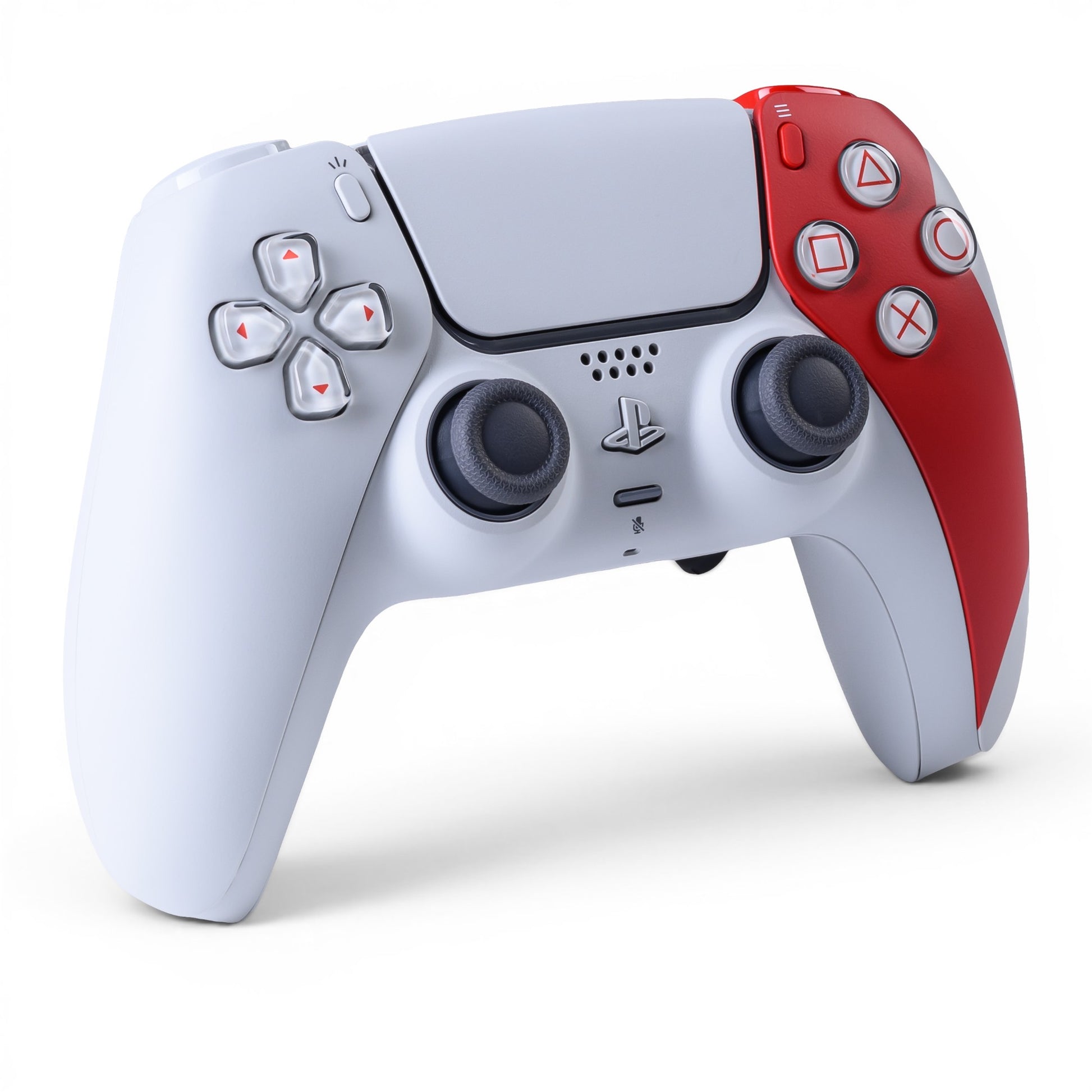 PS5 Controller God of War 20th Anniversary – Vorderseite seitlich, 2er Paddles