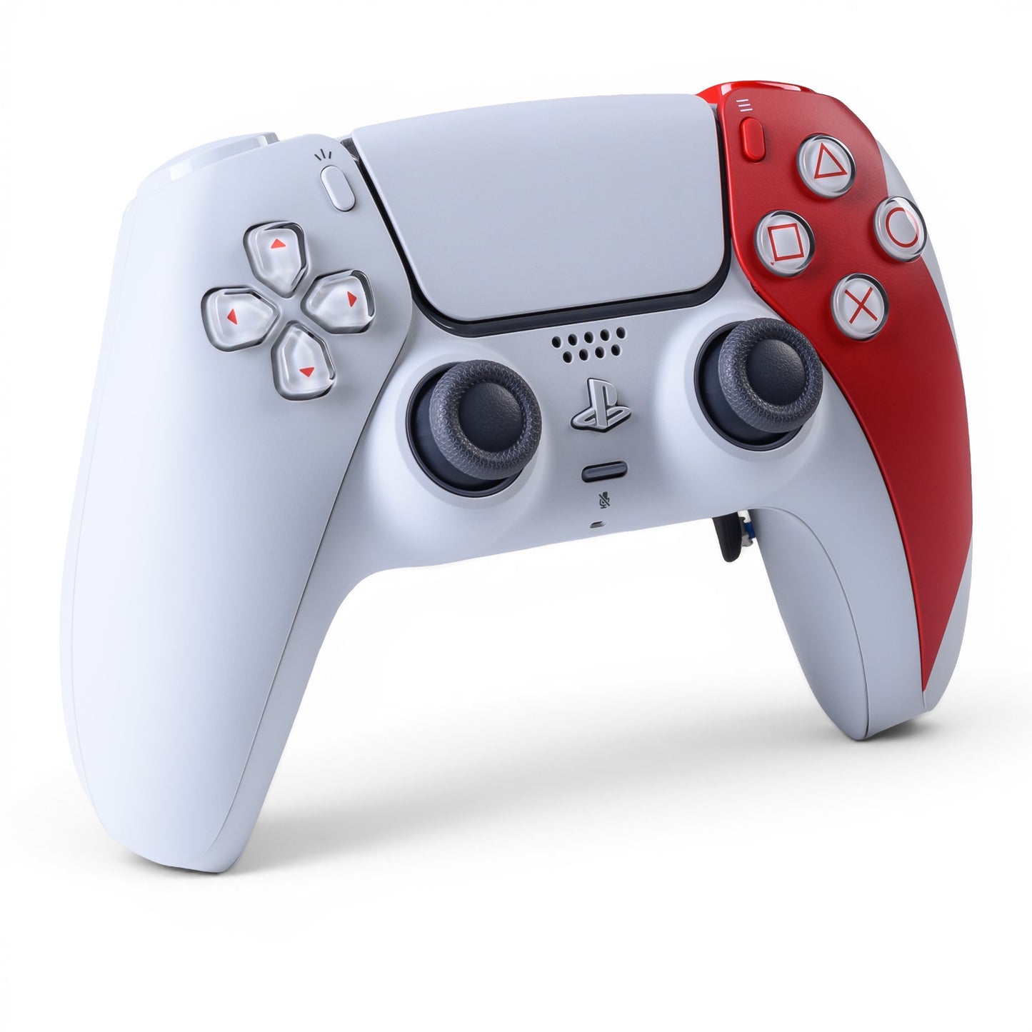 PS5 Controller God of War 20th Anniversary – Vorderseite seitlich, 4er Paddles