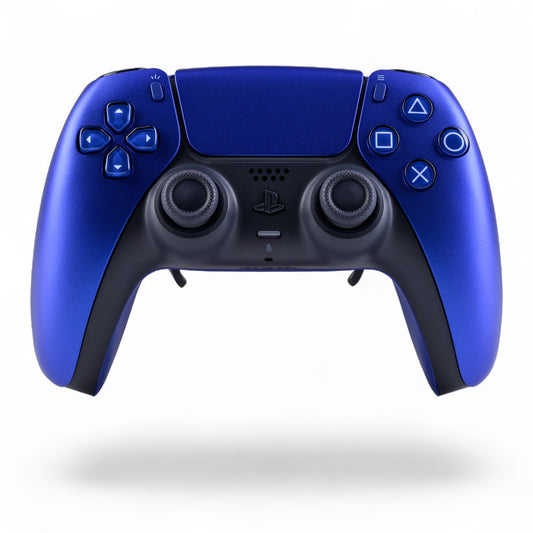 PS5 Controller Cobalt Blue – Vorderseite, 2er Paddles