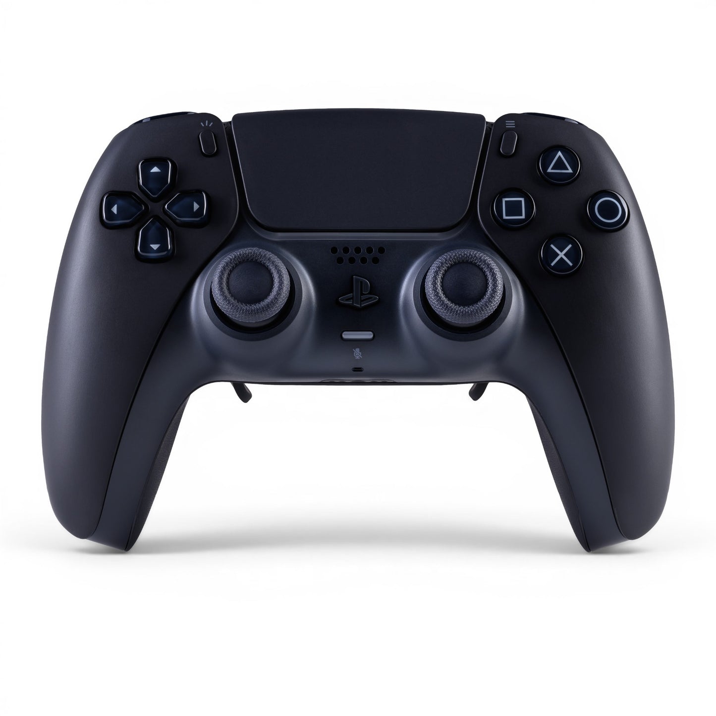 PS5 Controller Midnight Black – Vorderseite, 2er Paddles