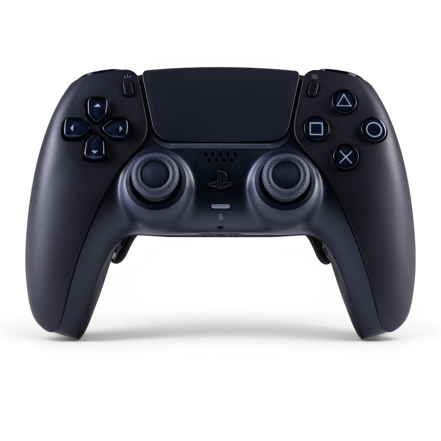 PS5 Controller Midnight Black – Vorderseite, 4er Paddles