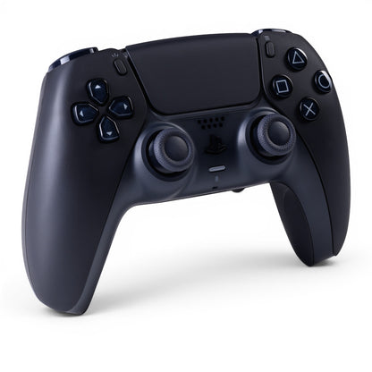 PS5 Controller Midnight Black – Vorderseite seitlich, 2er Paddles