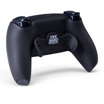 PS5 Controller Midnight Black – Rückseite seitlich, 2er Paddles