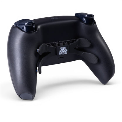 PS5 Controller Midnight Black – Rückseite seitlich, 4er Paddles