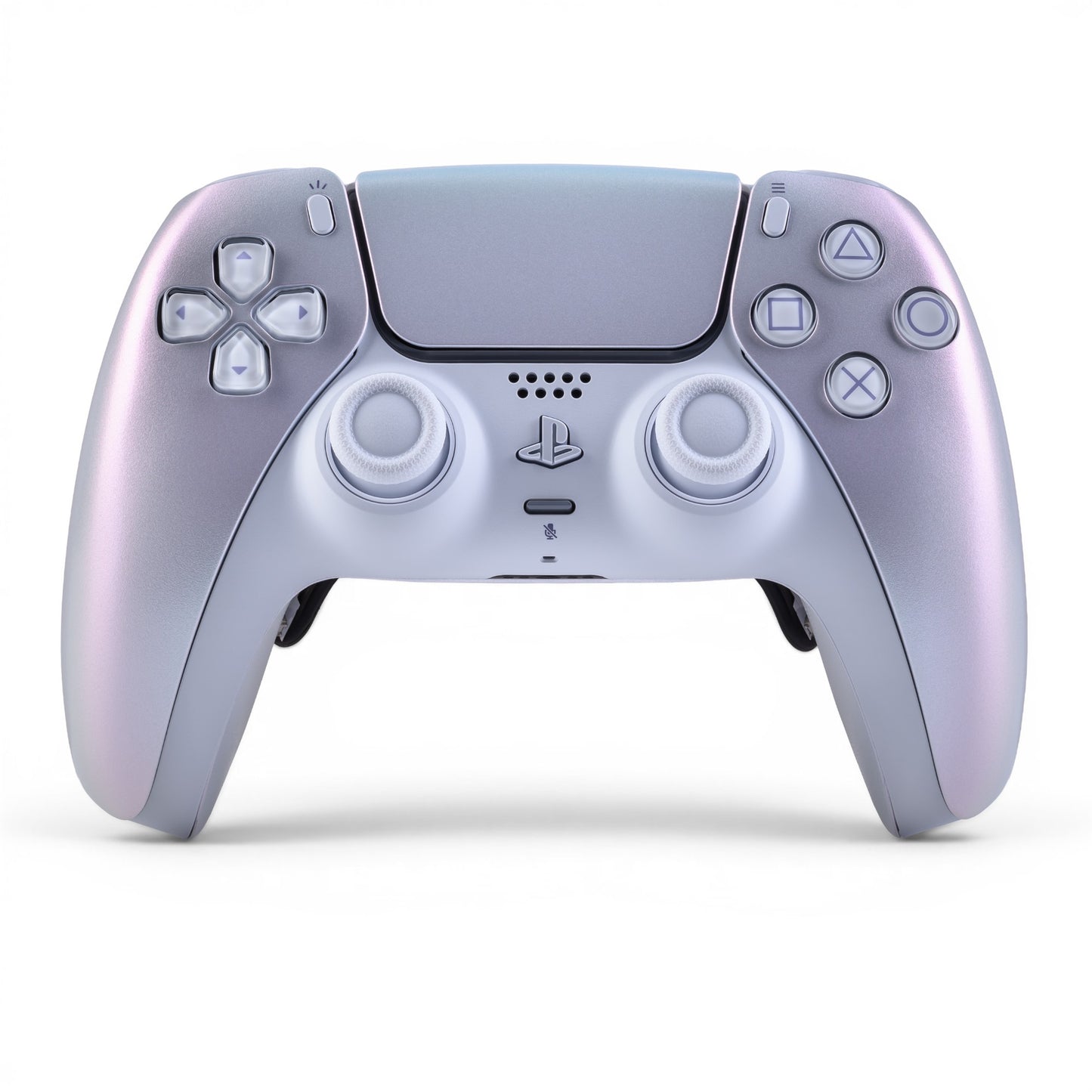 PS5 Controller Chroma Pearl – Vorderseite, 4er Paddles