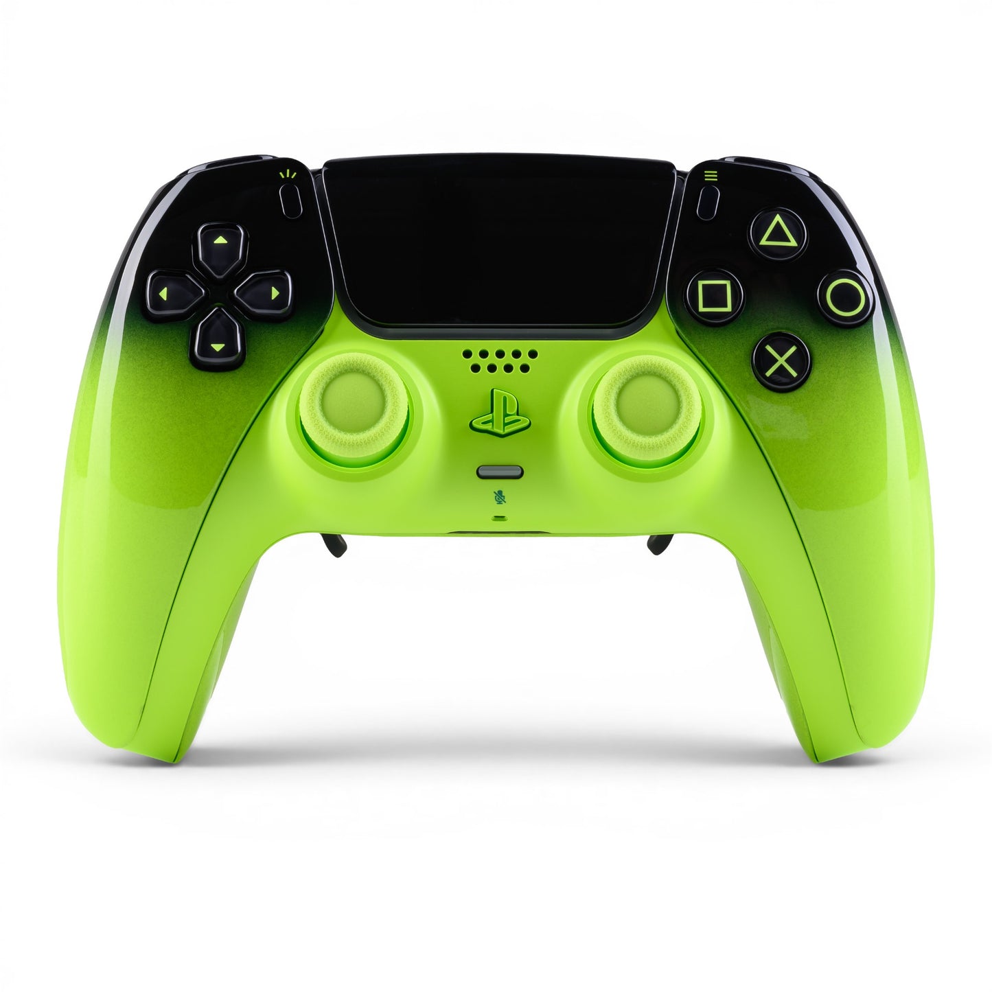 PS5 Controller Remix Green – Vorderseite, 2er Paddles