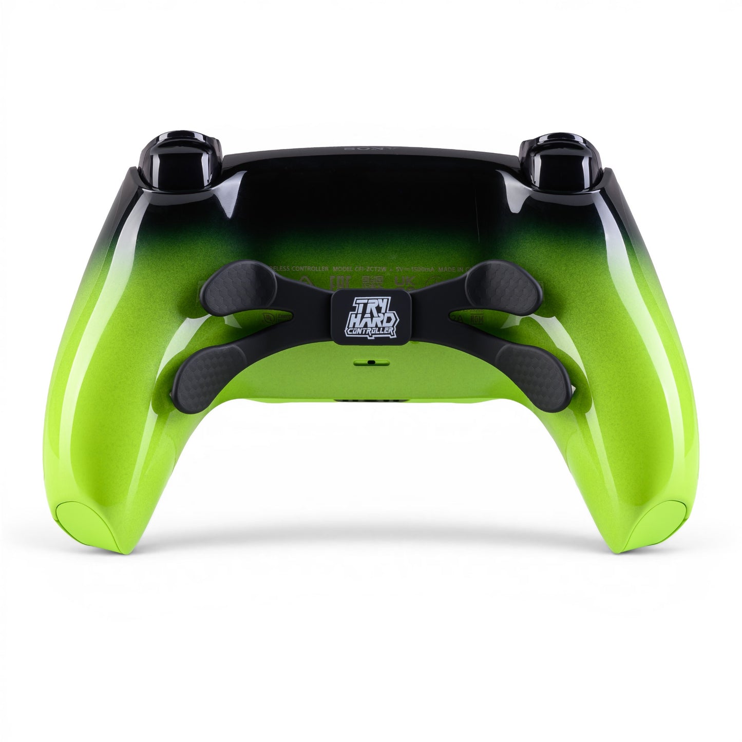 PS5 Controller Remix Green – Rückseite, 4er Paddles