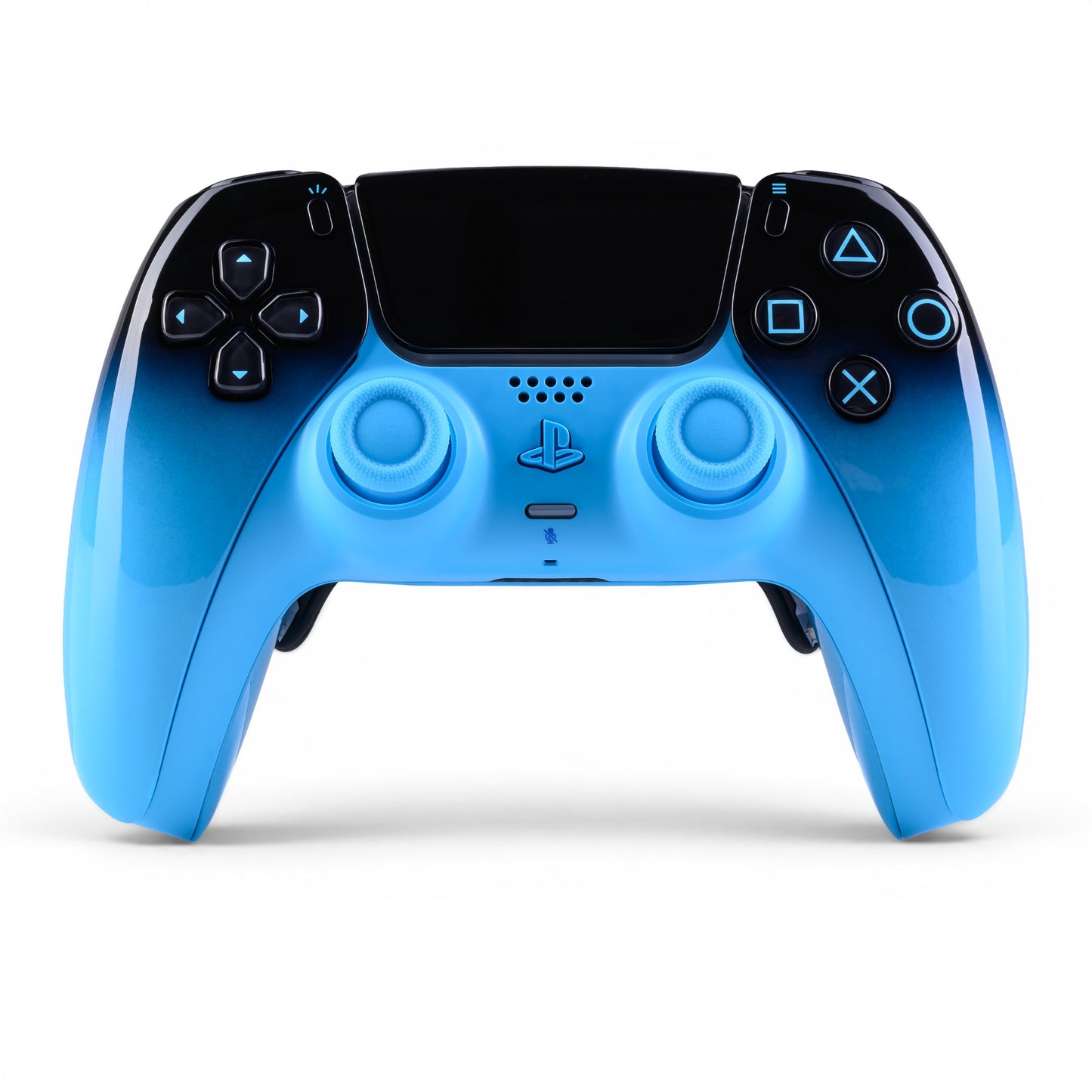 PS5 Controller Rhythm Blue – Vorderseite, 4er Paddles