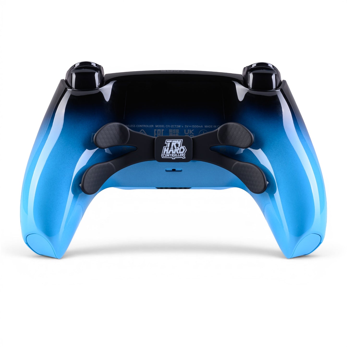 PS5 Controller Rhythm Blue – Rückseite, 4er Paddles