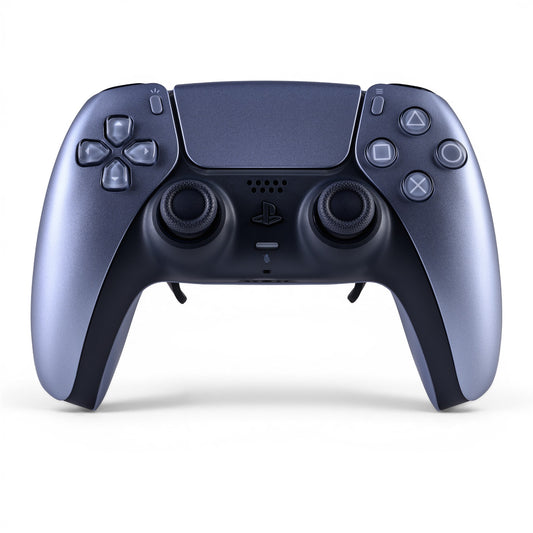 PS5 Controller Sterling Silver – Vorderseite, 2er Paddles