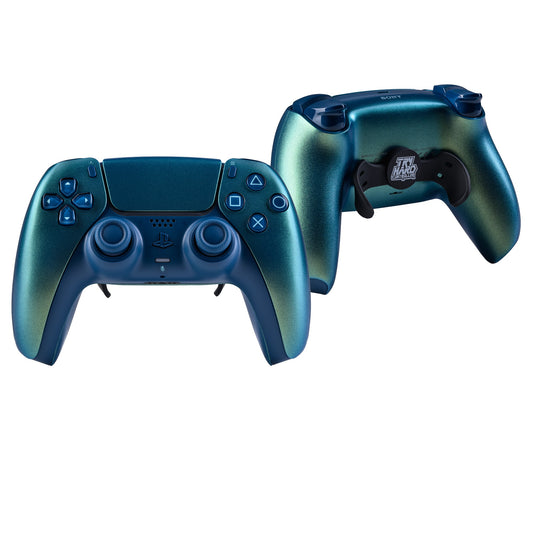 PS5 Controller Chroma Teal – Vorder- & Rückseite, 2er Paddles