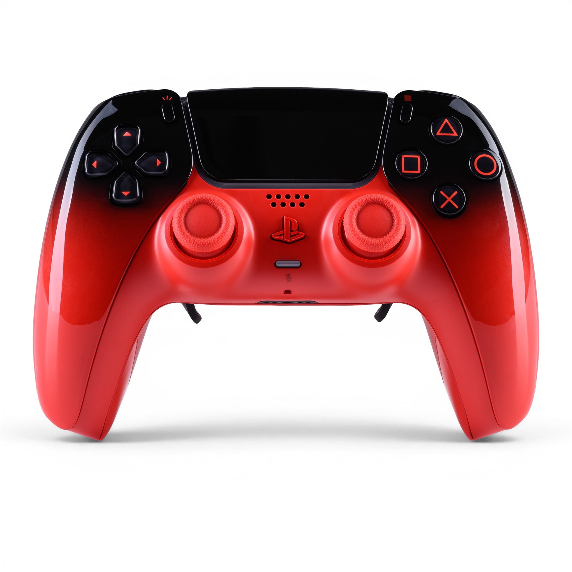 PS5 Controller Techno Red – Vorderseite, 2er Paddles