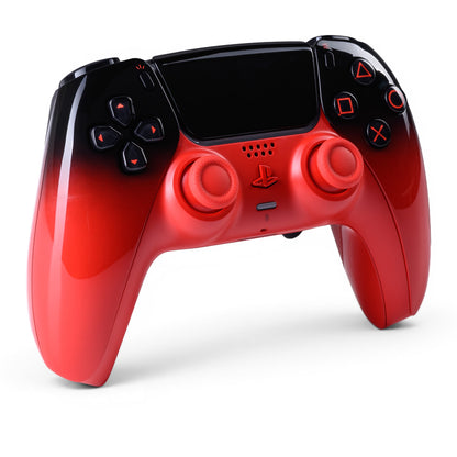 PS5 Controller Techno Red – Vorderseite seitlich, 2er Paddles