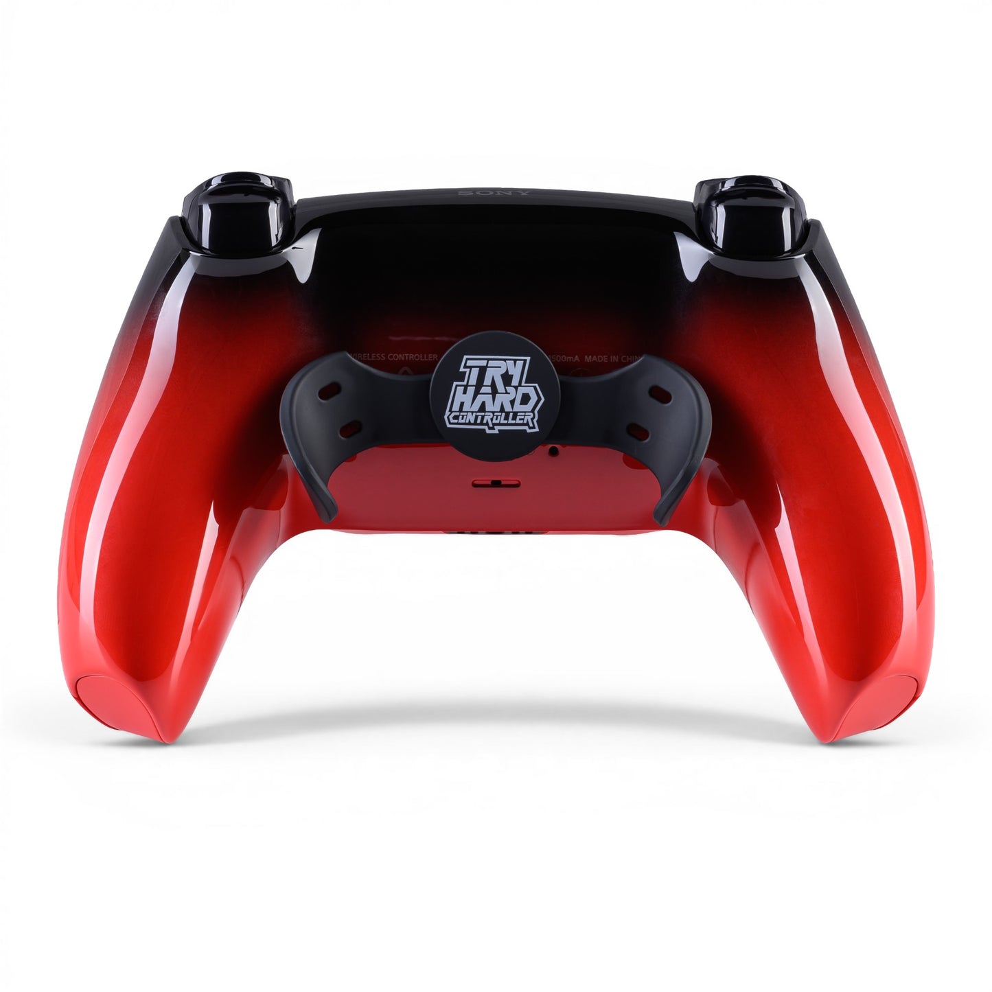 PS5 Controller Techno Red – Rückseite, 2er Paddles