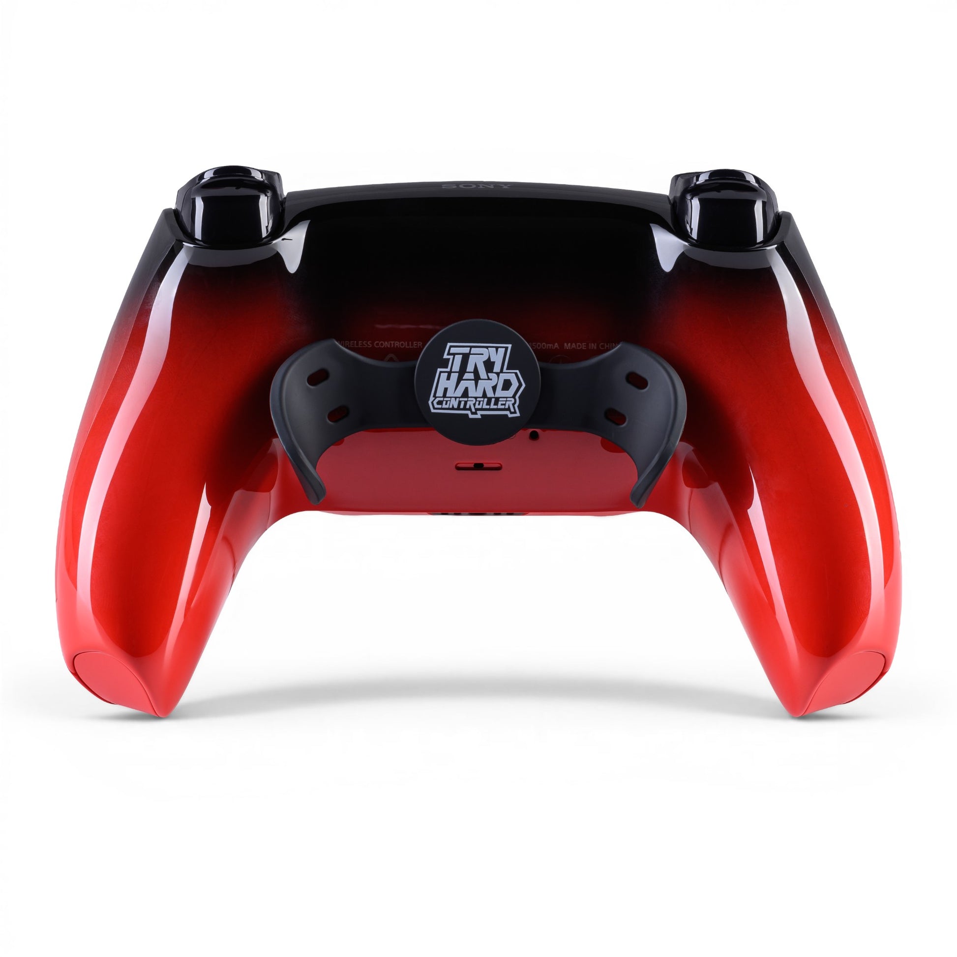 PS5 Controller Techno Red – Rückseite, 2er Paddles