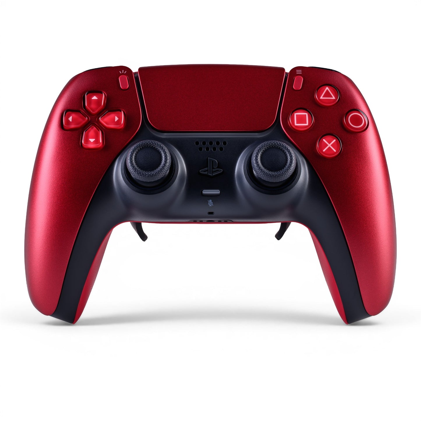 PS5 Controller Volcanic Red – Vorderseite, 2er Paddles