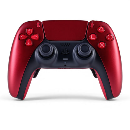 PS5 Controller Volcanic Red – Vorderseite, 4er Paddles
