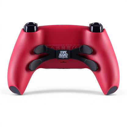 PS5 Controller Volcanic Red – Rückseite, 4er Paddles